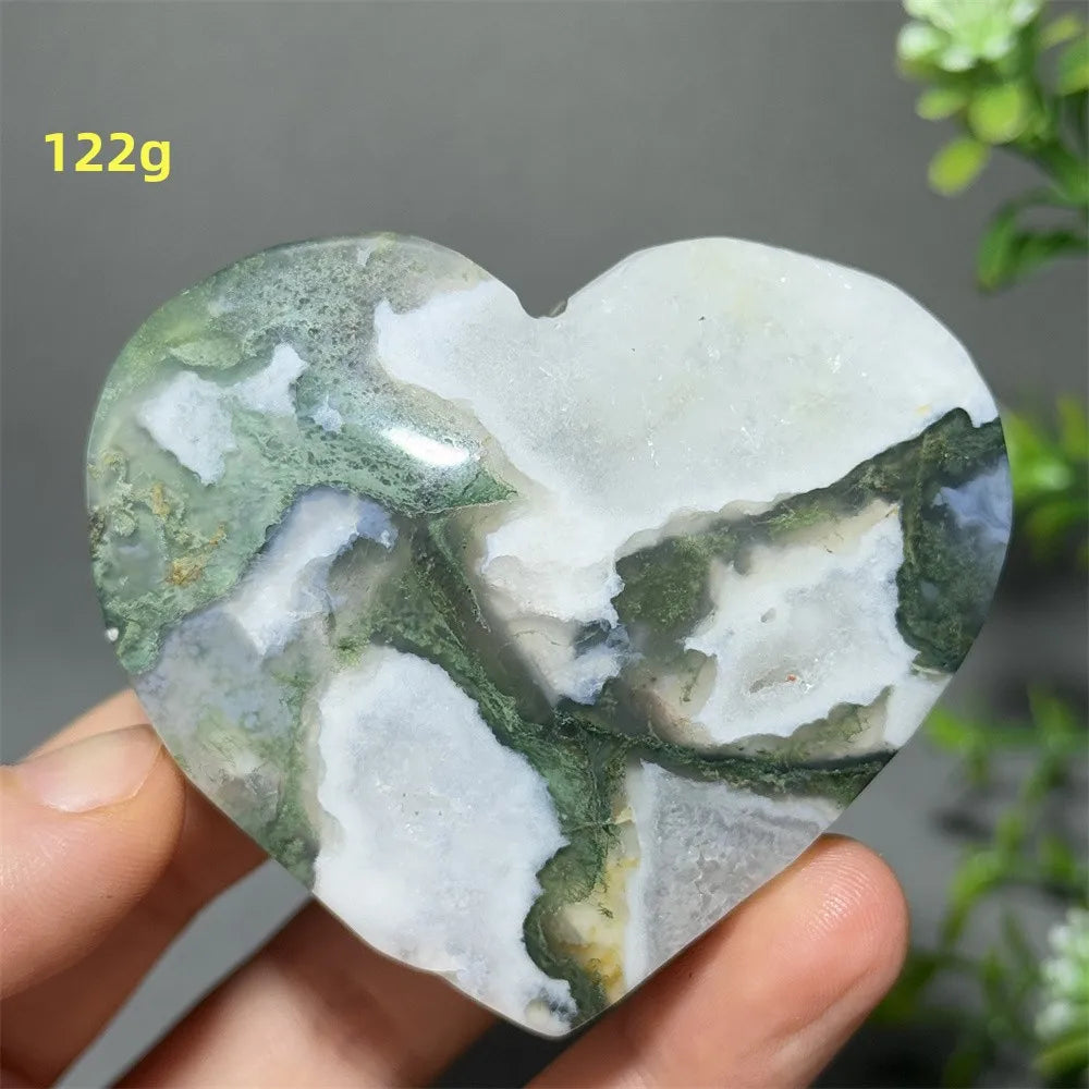 Green Moss Agate Heart-ToShay.org