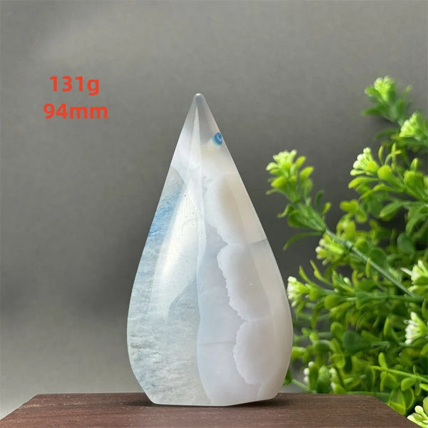 Blue Agate Torch-ToShay.org