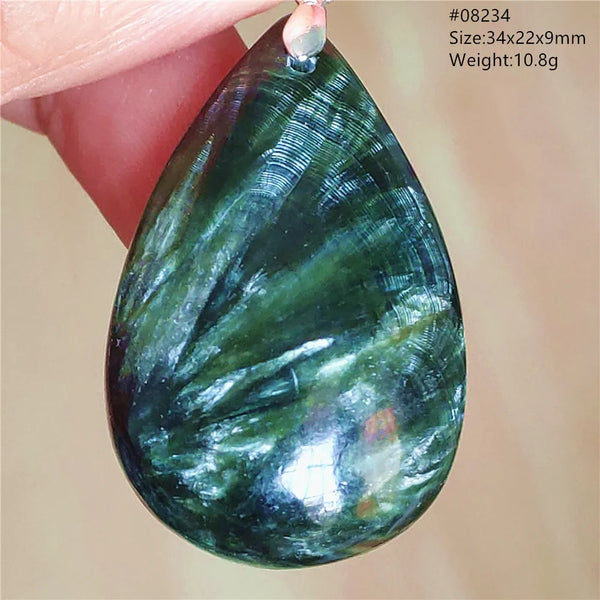 Green Seraphinite Pendant-ToShay.org