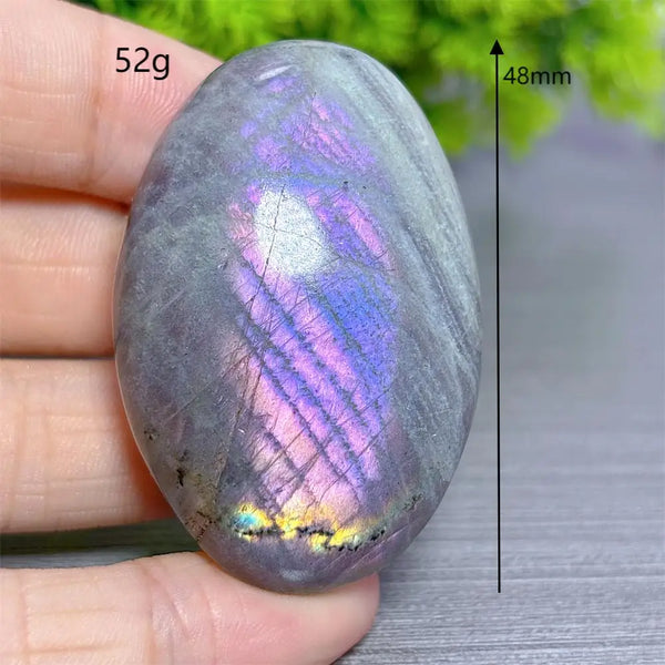 Purple Labradorite Palm Stone-ToShay.org
