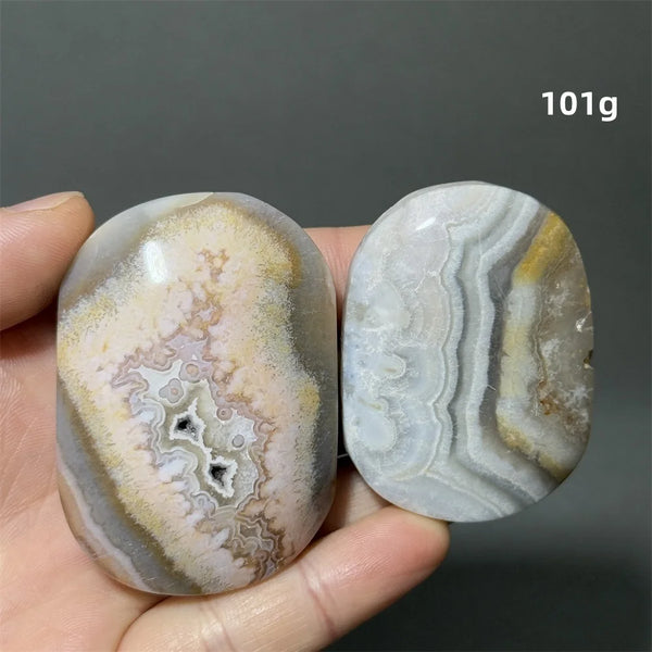 Red Agate Palm Stone-ToShay.org