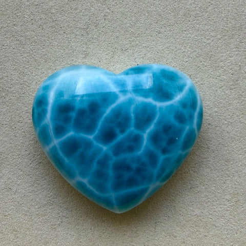 Blue Larimar Heart-ToShay.org