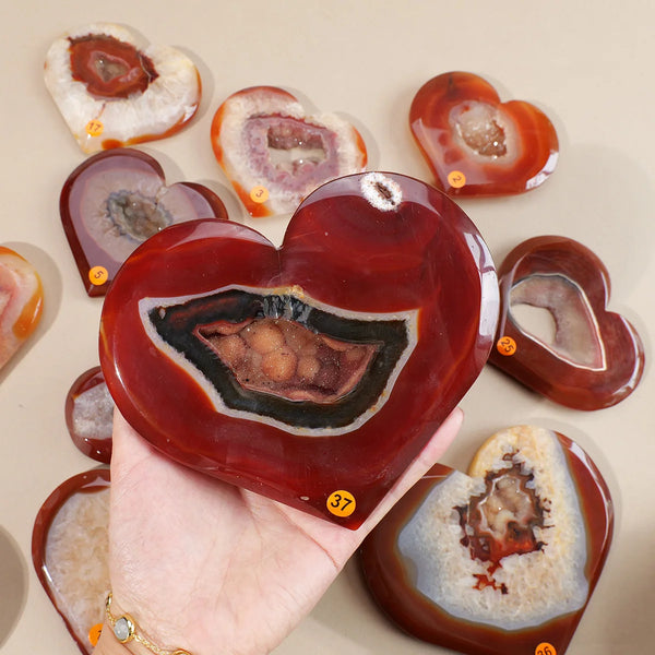 Orange Carnelian Heart-ToShay.org