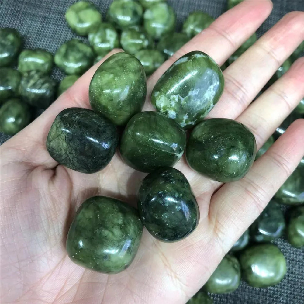 Green Jade Tumbled Stones-ToShay.org