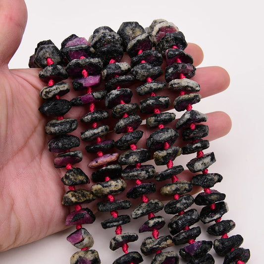 Red Ruby Rough Beads-ToShay.org
