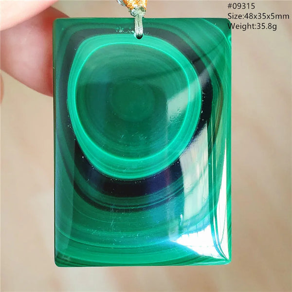 Green Malachite Chrysocolla Pendant-ToShay.org