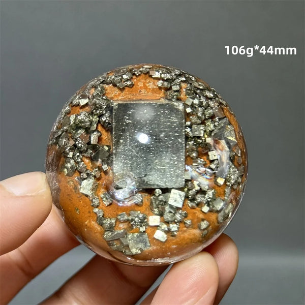 Yellow Chalcopyrite Crystal Ball-ToShay.org