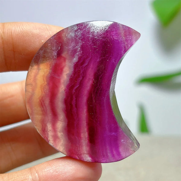 Mixed Fluorite Moon-ToShay.org