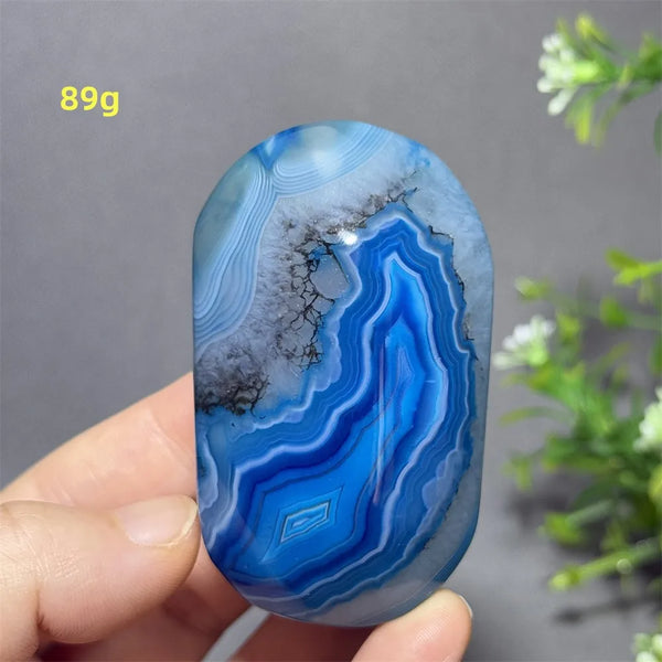 Blue Sapphire Striped Agate-ToShay.org