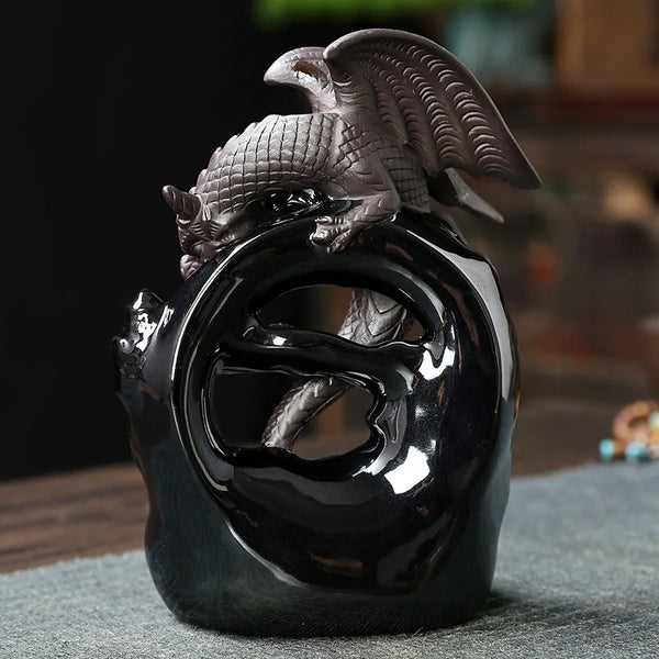 Dragon Waterfall Incense Burner-ToShay.org