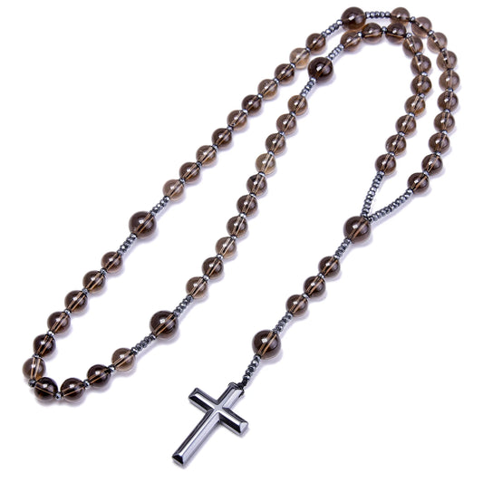 Brown Smoky Quartz Rosary-ToShay.org
