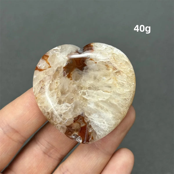 Orange Carnelian Heart-ToShay.org