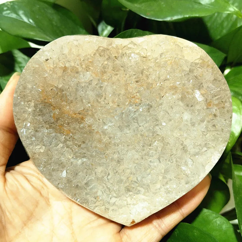 Yellow Crystal Druzy Heart-ToShay.org