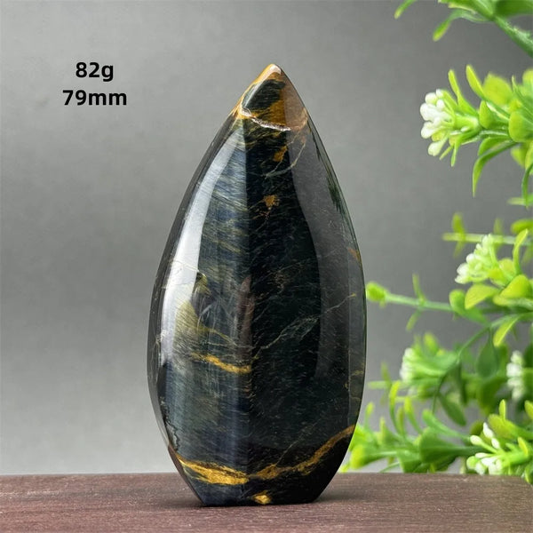 Blue Tiger Eye Stone Torch-ToShay.org