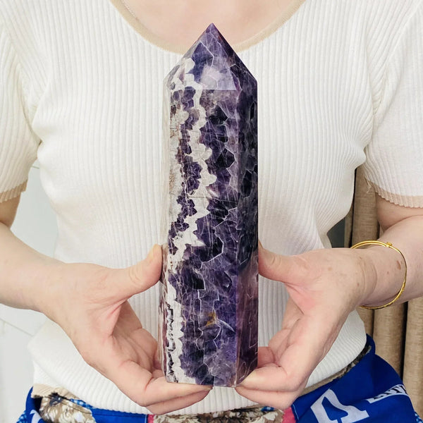 Purple Dream Amethyst Tower-ToShay.org