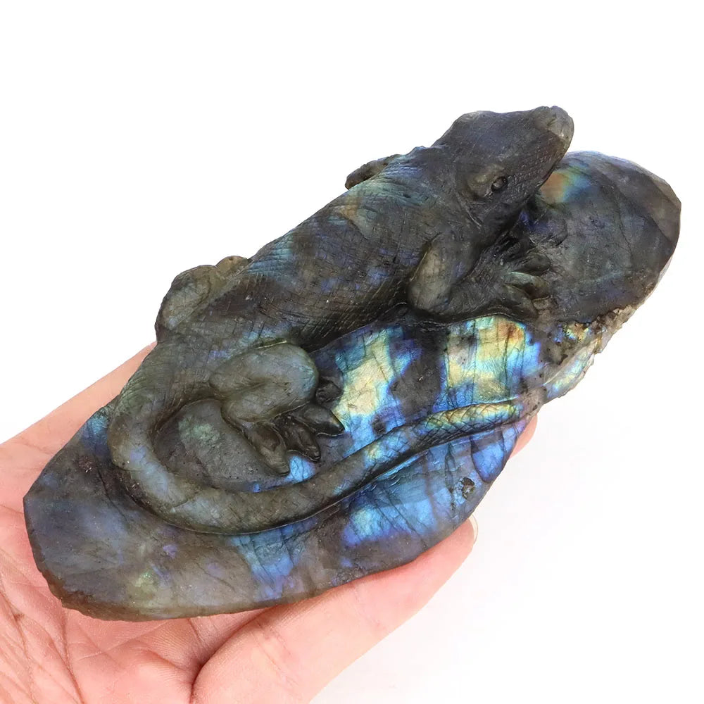 Blue Labradorite Gecko-ToShay.org