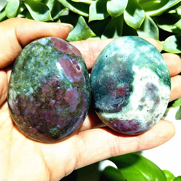 Ocean Jasper Palm Stone-ToShay.org