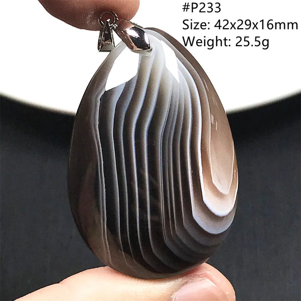 Black Lace Agate Pendant-ToShay.org