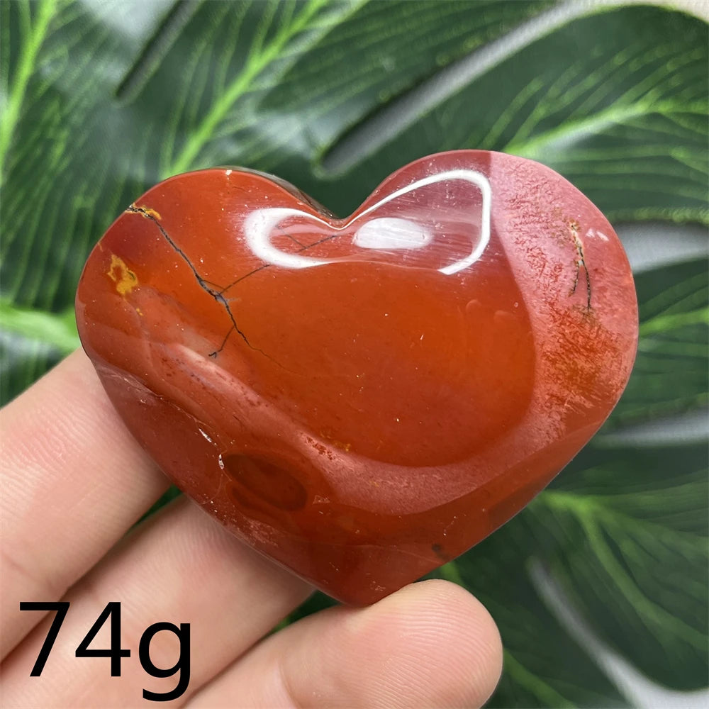 Yellow Mookaite Hearts-ToShay.org