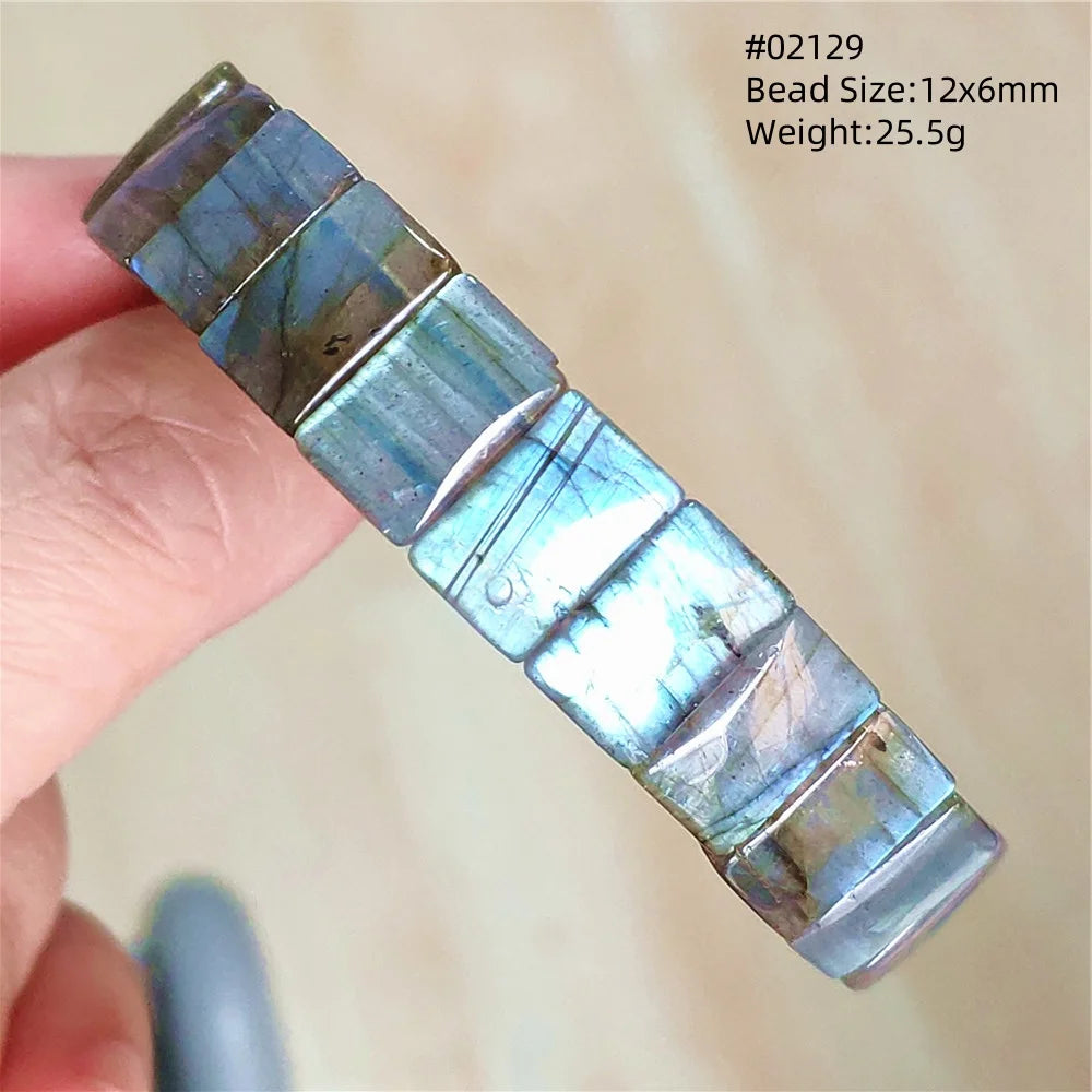 Blue Light Labradorite Bracelet-ToShay.org