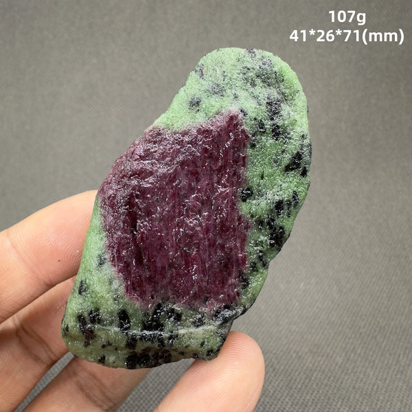 Red Green Ruby Epidote-ToShay.org