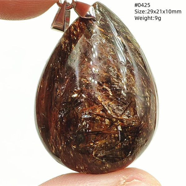 Black Rutilated Copper Quartz-ToShay.org
