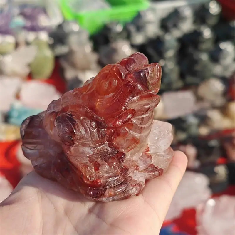Red Fire Quartz Toad-ToShay.org