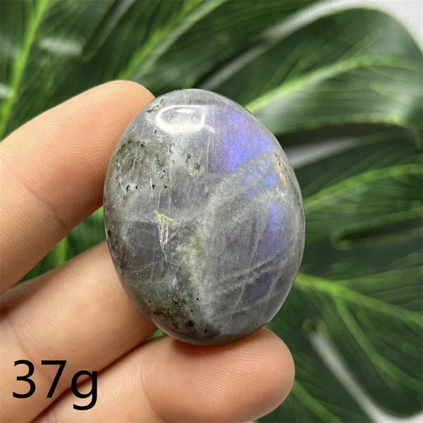 Purple Labradorite Palm Stone-ToShay.org