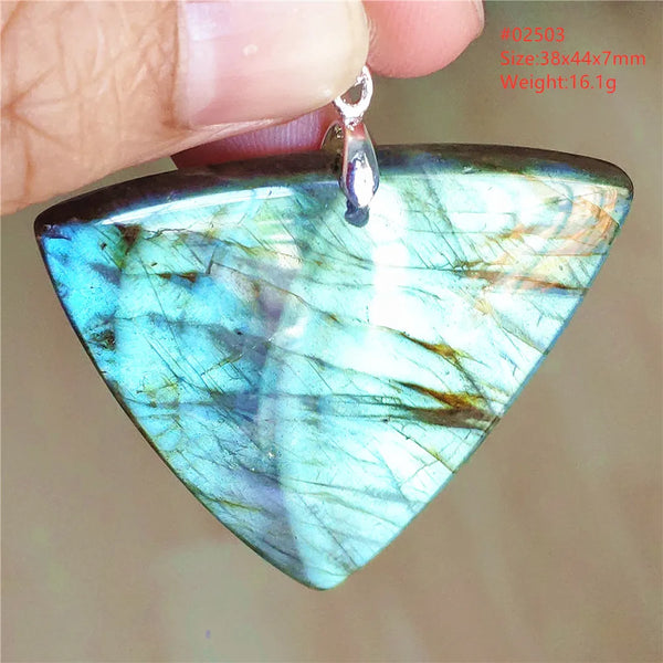 Blue Light Labradorite Pendant-ToShay.org