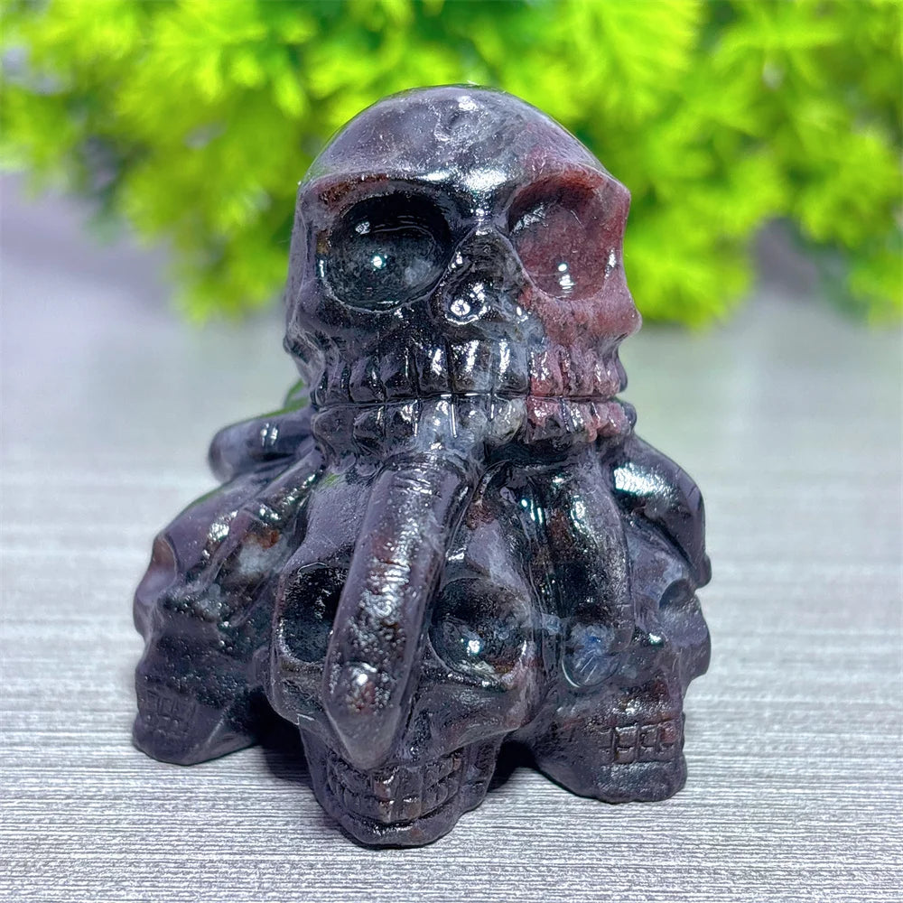 Red Garnet Skulls-ToShay.org