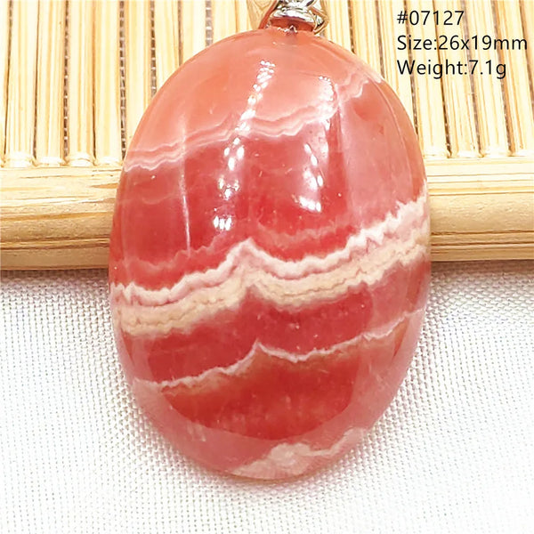 Red Rhodochrosite Pendant-ToShay.org