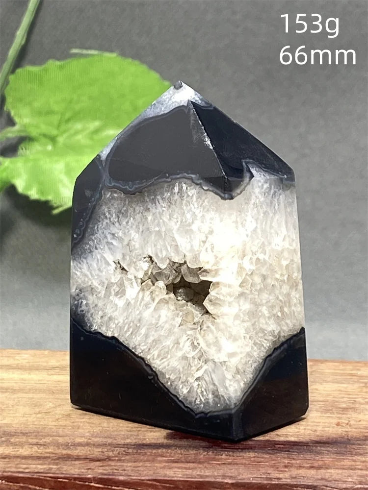 Black Striped Agate Tower-ToShay.org