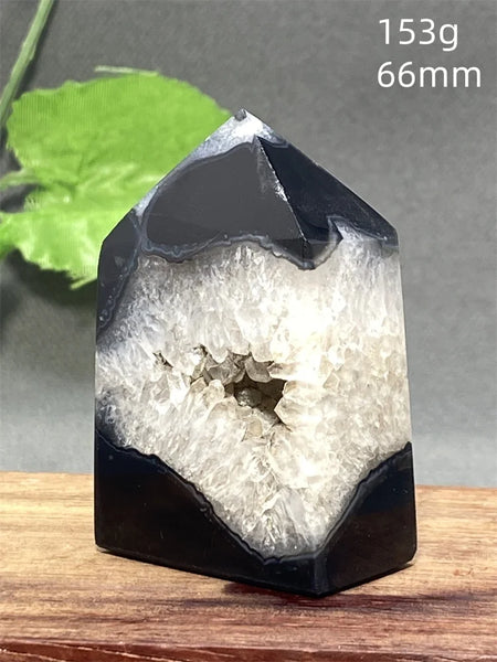 Black Striped Agate Tower-ToShay.org