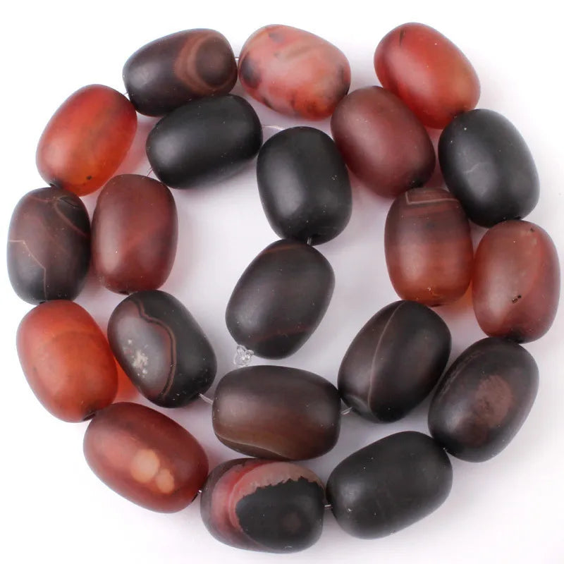 Red Agate Column Beads-ToShay.org