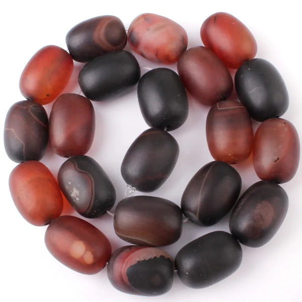 Red Agate Column Beads-ToShay.org