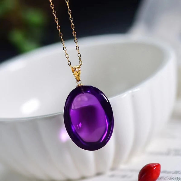 Purple Amethyst Quartz Pendant-ToShay.org