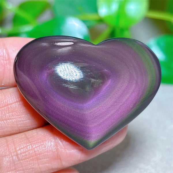 Rainbow Obsidian Heart-ToShay.org