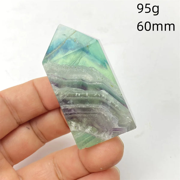 Rainbow Fluorite Crystal Point-ToShay.org