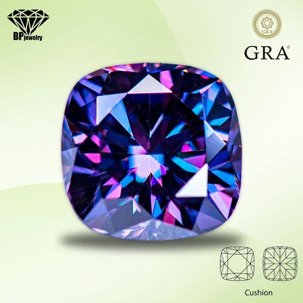 Purple Crystal Cut Diamond-ToShay.org