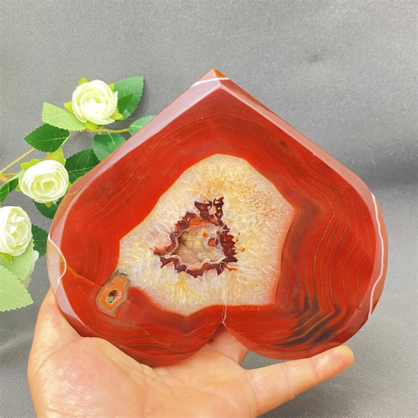 Red Agate Heart-ToShay.org