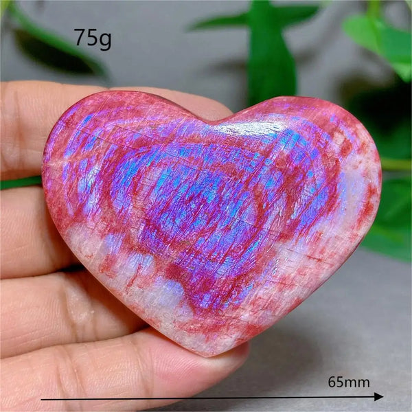 Red Moonstone Heart-ToShay.org