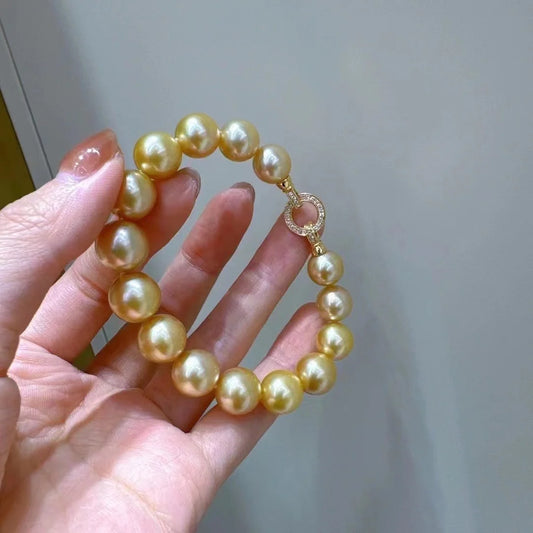 Gold Pearl Bracelet-ToShay.org