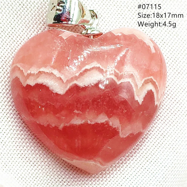 Red Rhodochrosite Pendant-ToShay.org