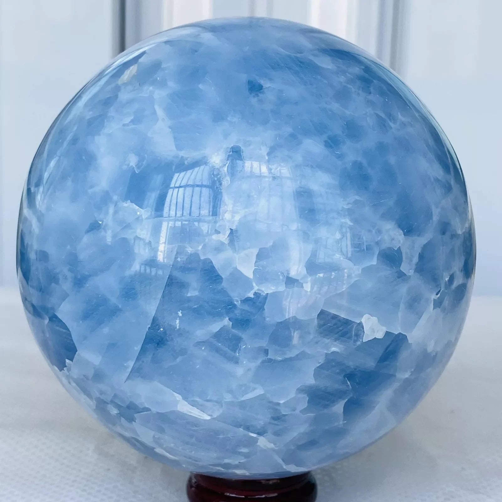 Blue Celestite Ball-ToShay.org