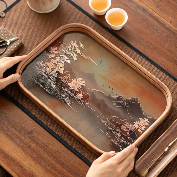 Bamboo Tea Tray-ToShay.org