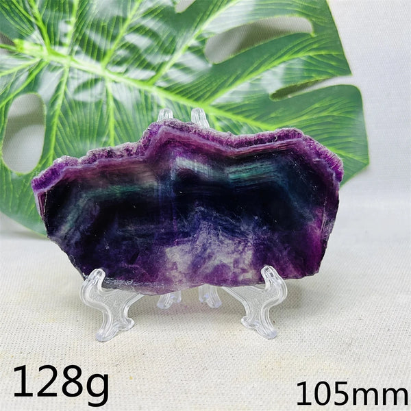 Purple Fluorite Rainbow Slice-ToShay.org