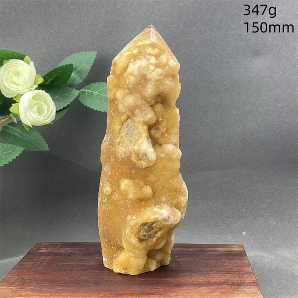 White Fluorite Cluster Point-ToShay.org
