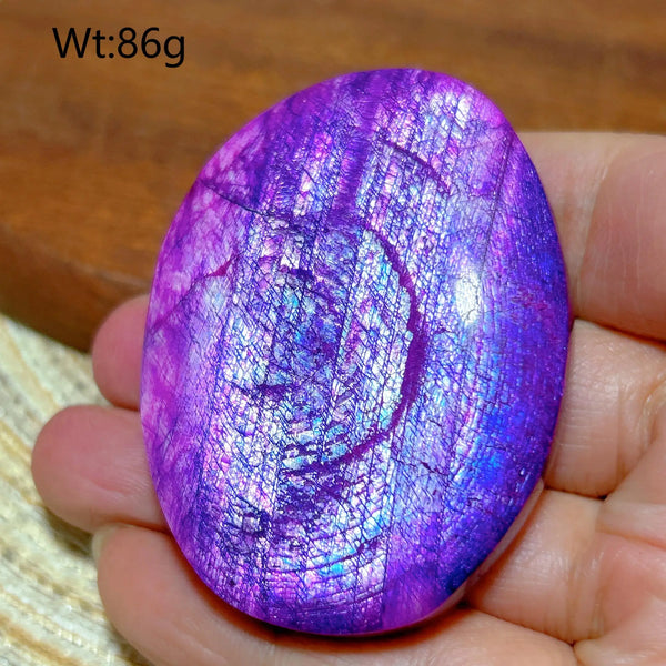 Purple Violet Rainbow Moonstone-ToShay.org