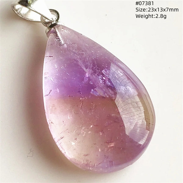 Purple Yellow Ametrine Pendant-ToShay.org