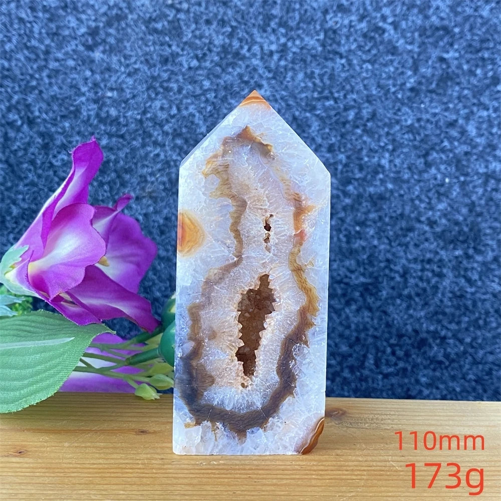 Red Lace Agate Point-ToShay.org